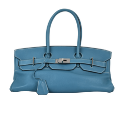 JPG Shoulder Birkin in Blue Jean Clemence, [L] 2008, 2*